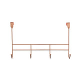 4 Hook Rose Gold Over Door Hanger