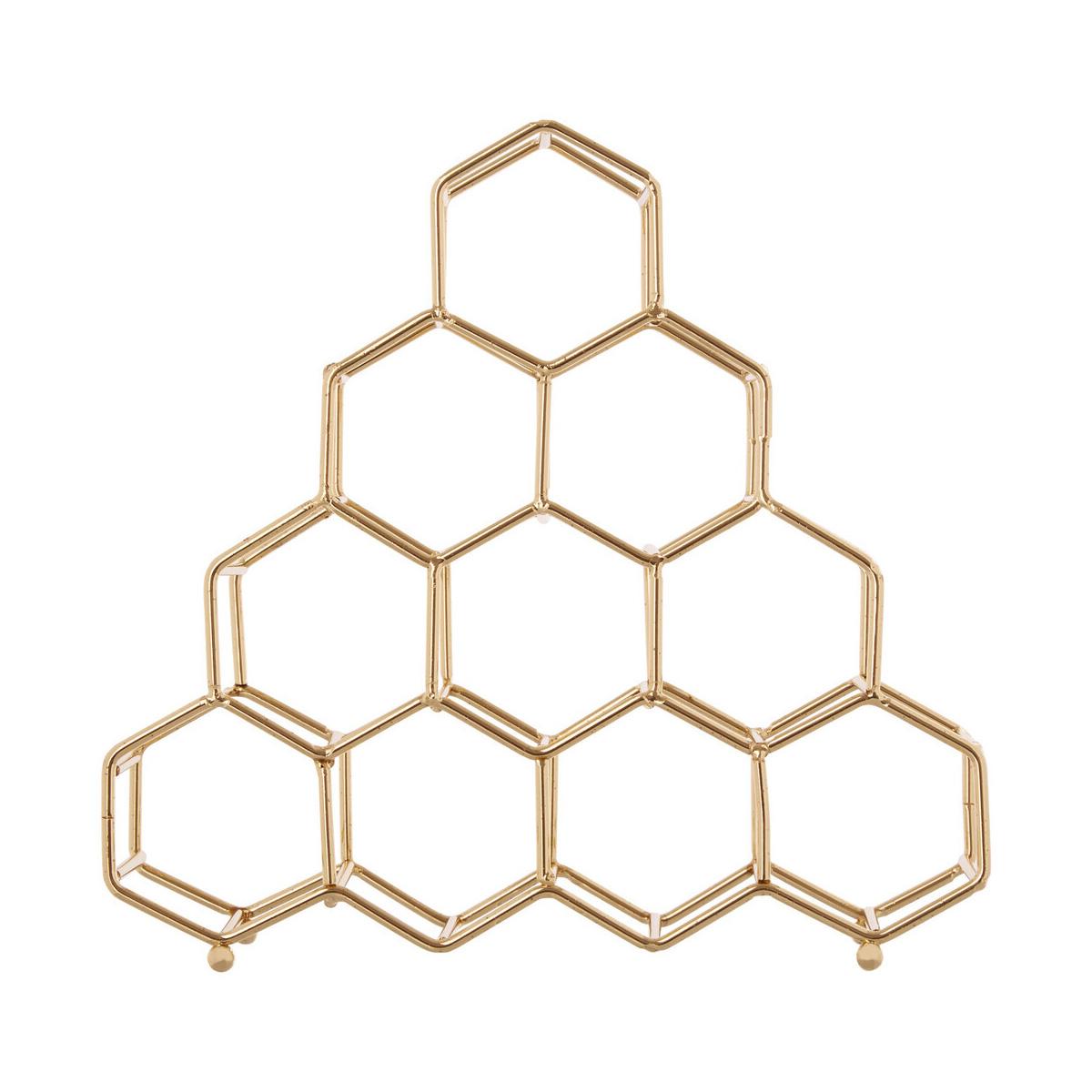 Vertex 10 Bottle Gold Plated Spice Rack