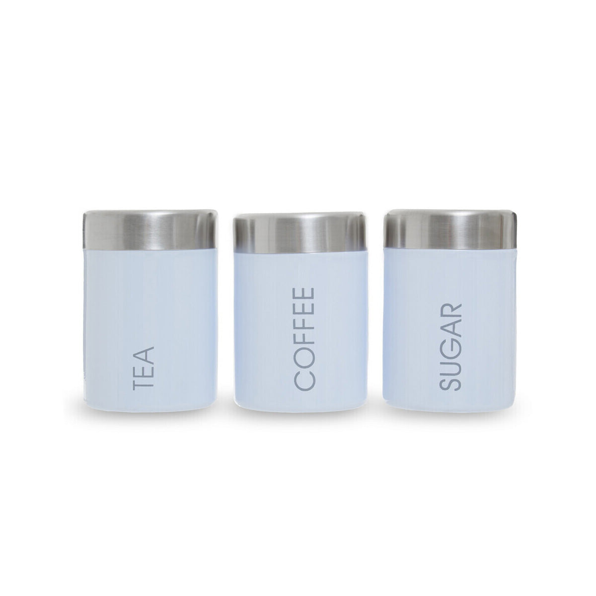 Liberty White Enamel Tea Coffee and Sugar Set