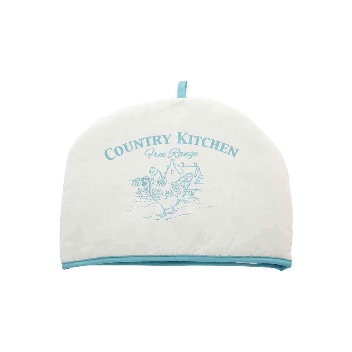 Country Kitchen Natural And Blue Tea Cosy