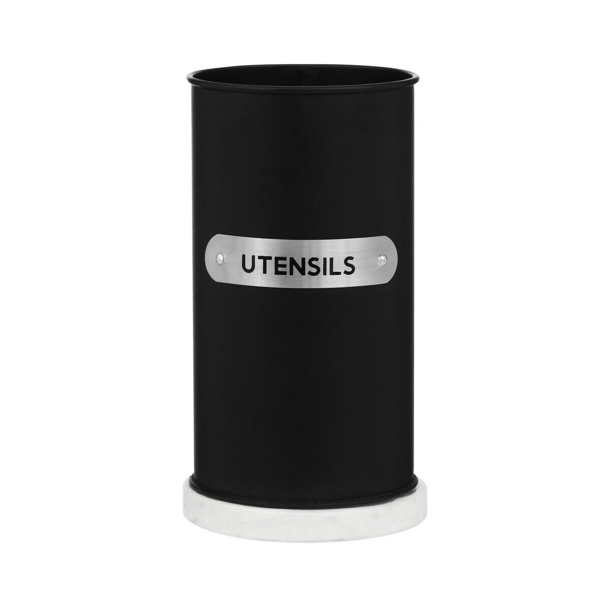 Liberty Black Enamel Utensil Holder