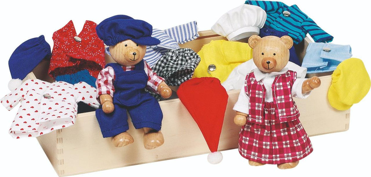 Flexible Puppets - Bear Dress-Up Box, Benna & Bennoh