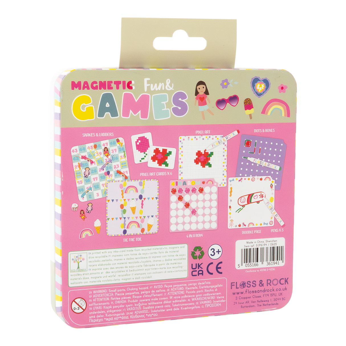 Magnetic Fun & Games Tin - Best Friends