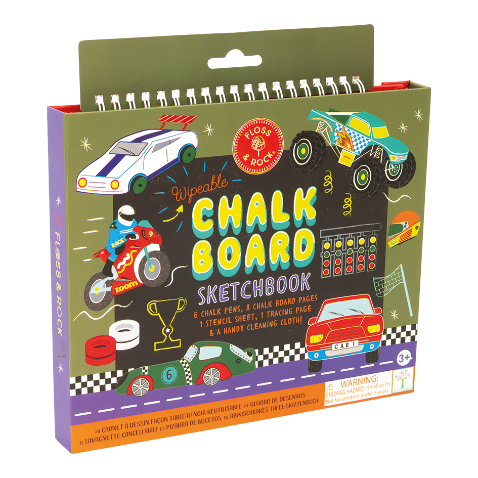 Chalk Board Sketchbook - Cars