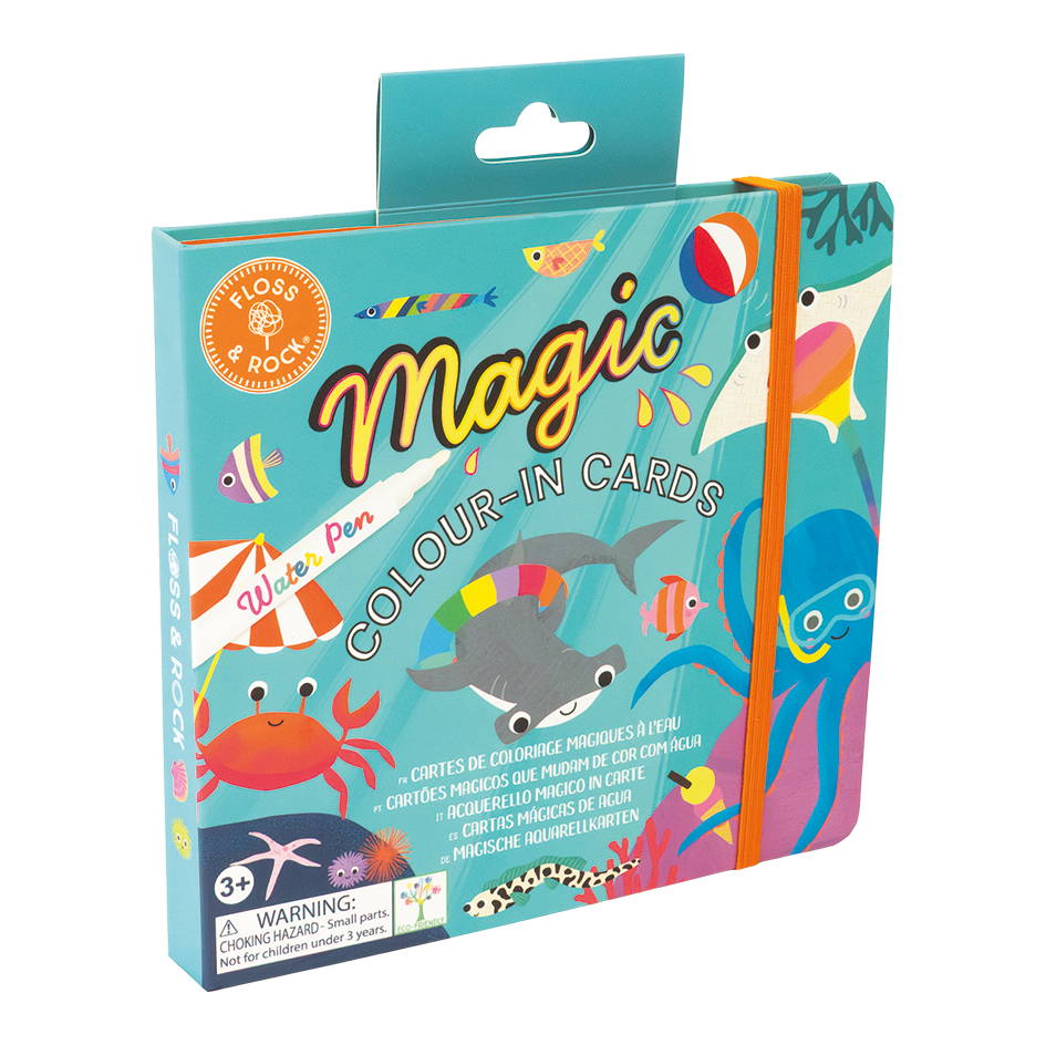 Magic Color Changing Water Cards - Ocean