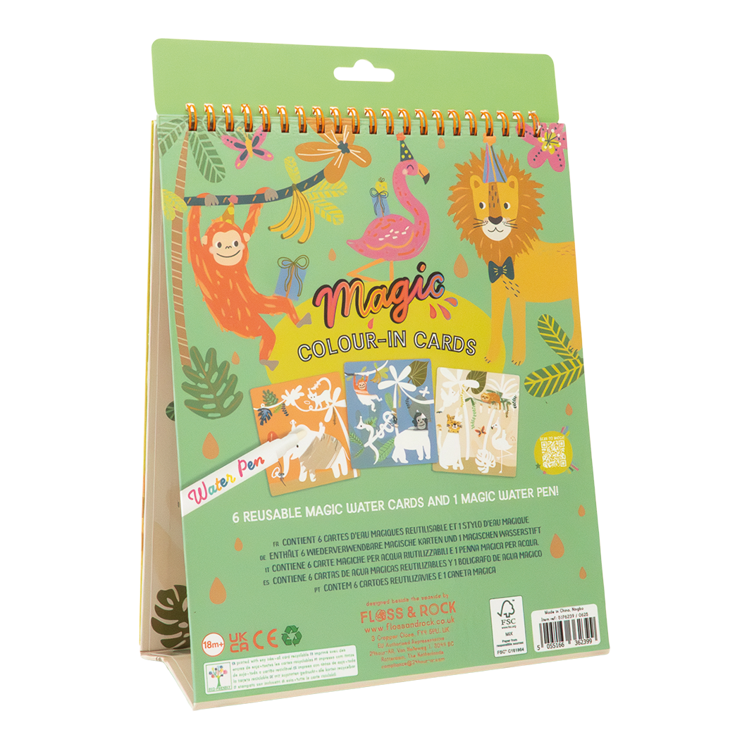 Magic Colour Changing Watercard Easel and Pen - Jungle
