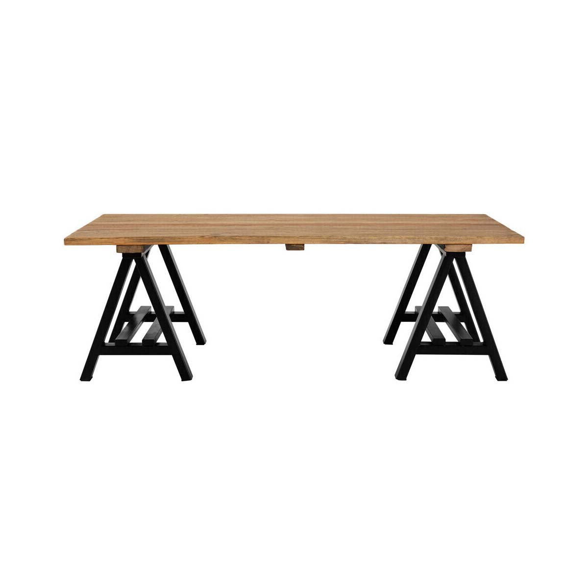 Hampstead Pine Wood And Iron Coffee Table