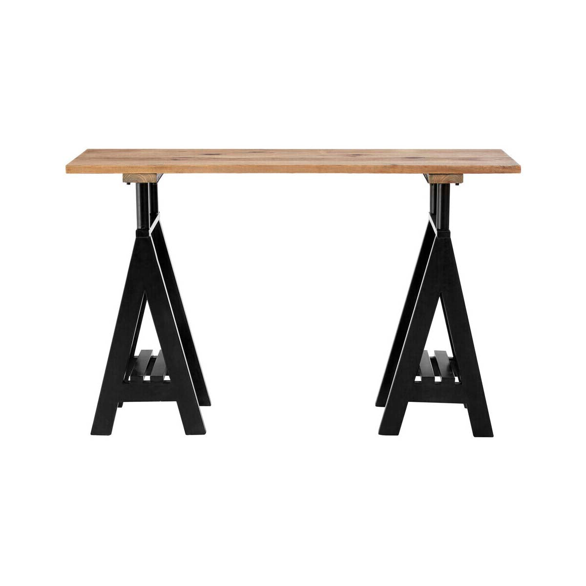Hampstead Pine Wood And Iron Console Table