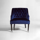 Darwin Blue Velvet Chair