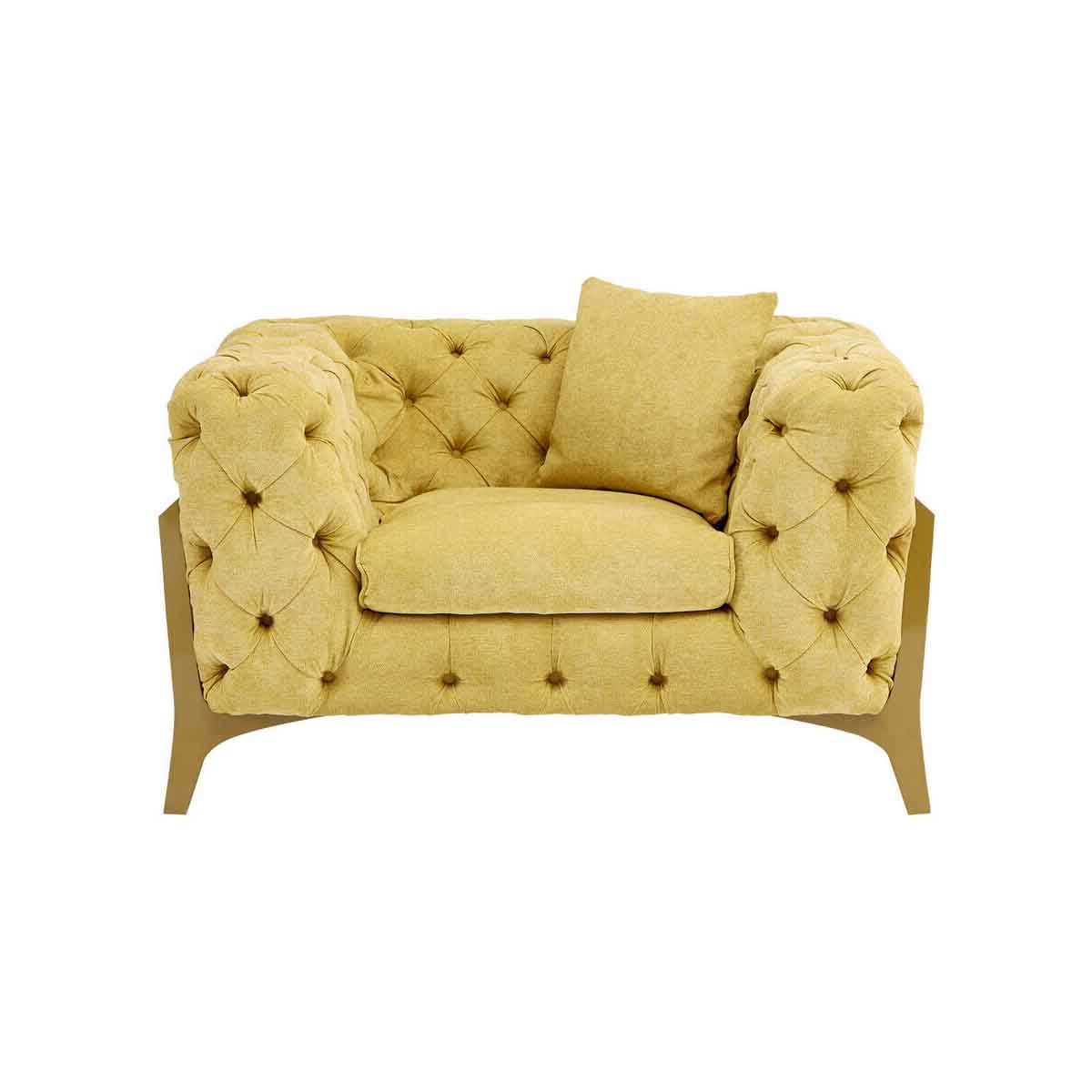 Esme Pistachio Fabric Armchair