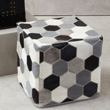 Safira Patchwork Pouffe