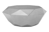 Allure Silver Diamond Cut Coffee Table