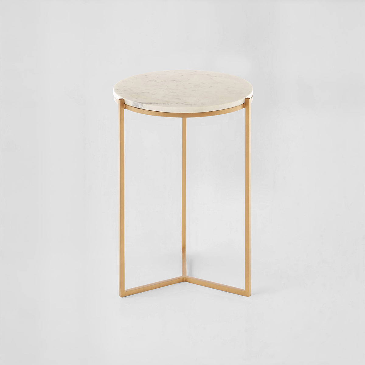 Shalimar Marble And Gold Round Table