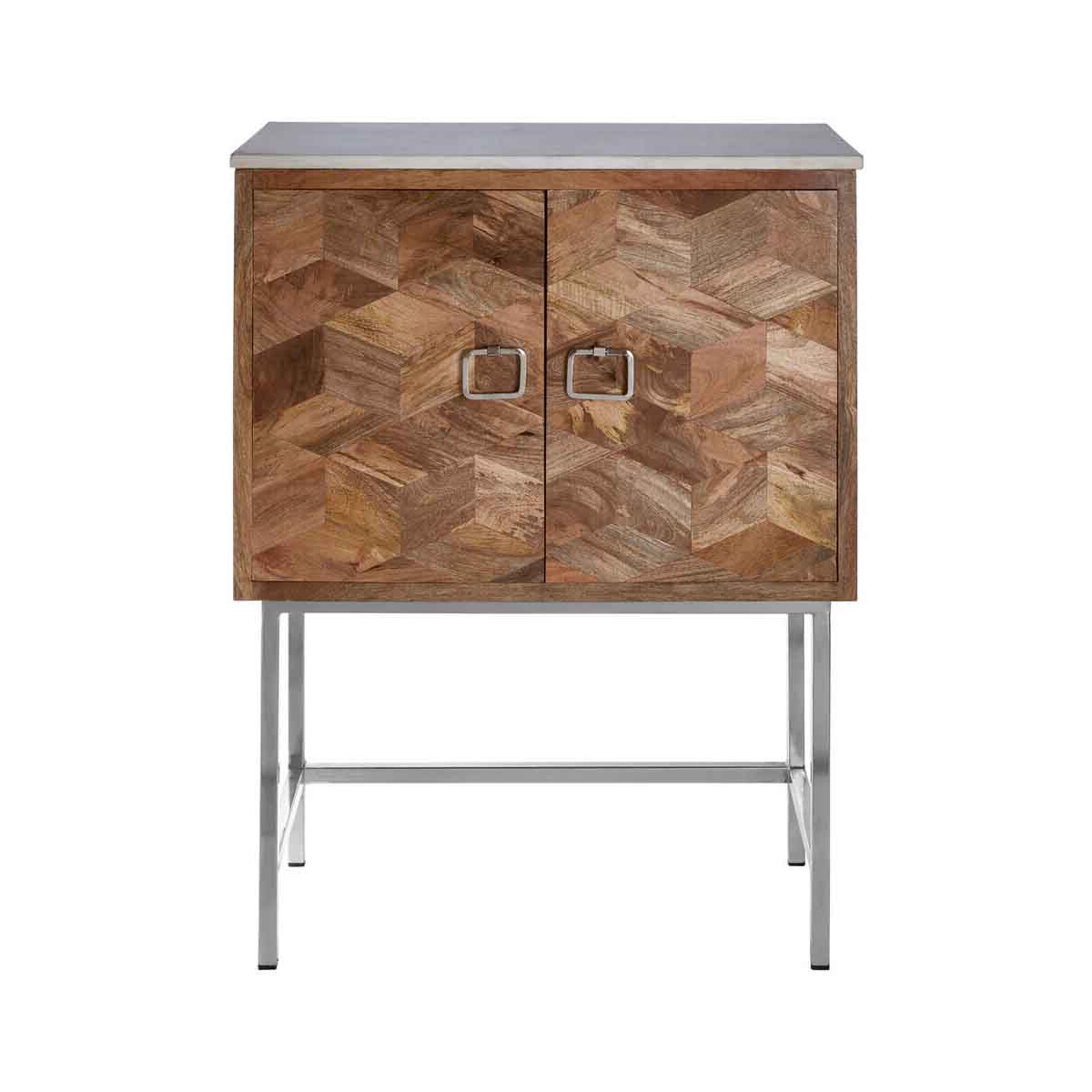Nirav Geometric Design Cabinet