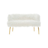 Clarence Natural Fur Effect Sofa