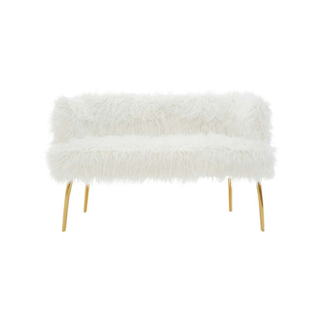 Clarence Natural Fur Effect Sofa