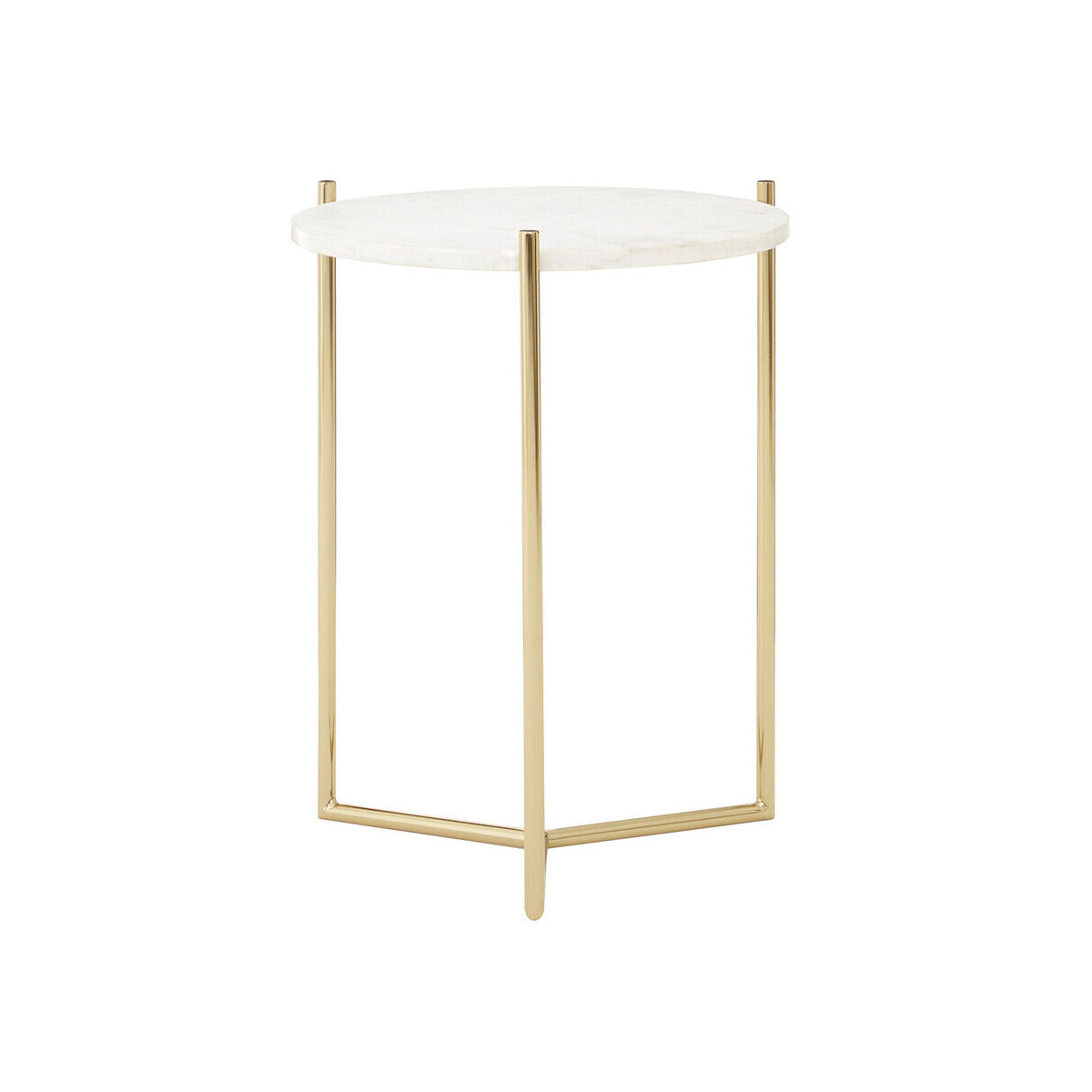 Macy round side table