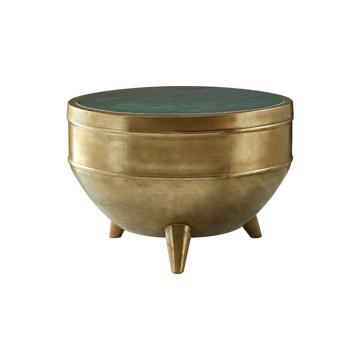 Crest Green Marble Top Table