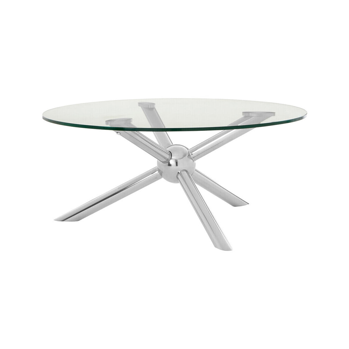 Novo Round Silver Coffee Table