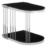 Novo Silver U Shaped Side Table