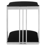 Novo Silver U Shaped Side Table