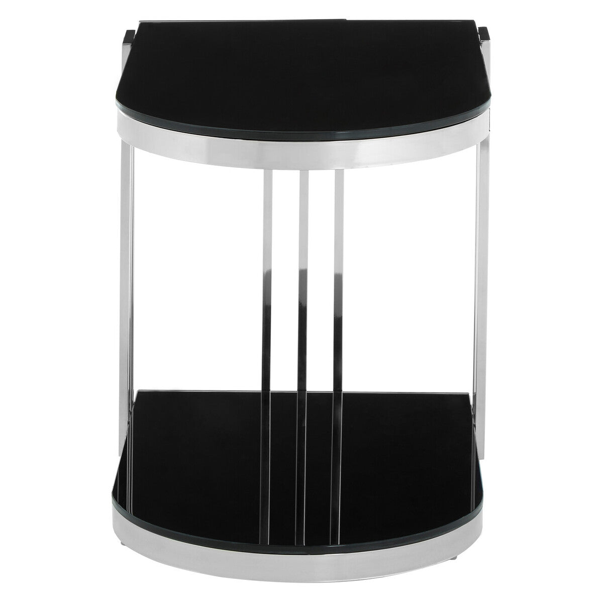 Novo Silver U Shaped Side Table