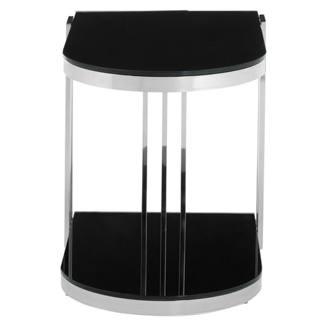 Novo Silver U Shaped Side Table