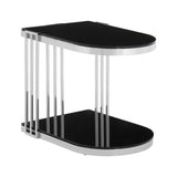 Novo Silver U Shaped Side Table