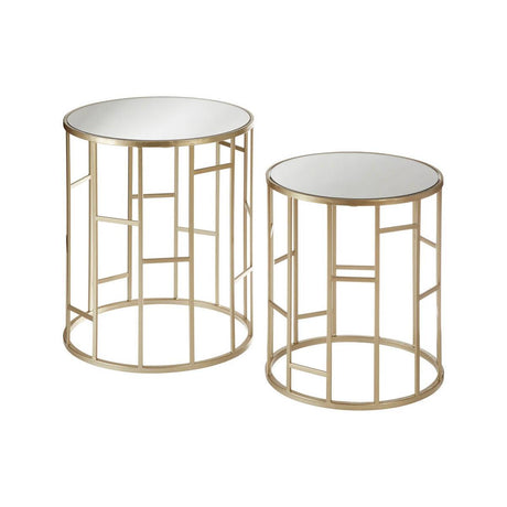 Avantis Set Of 2 Asymmetrical Frame Tables