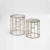 Avantis Set Of 2 Asymmetrical Frame Tables