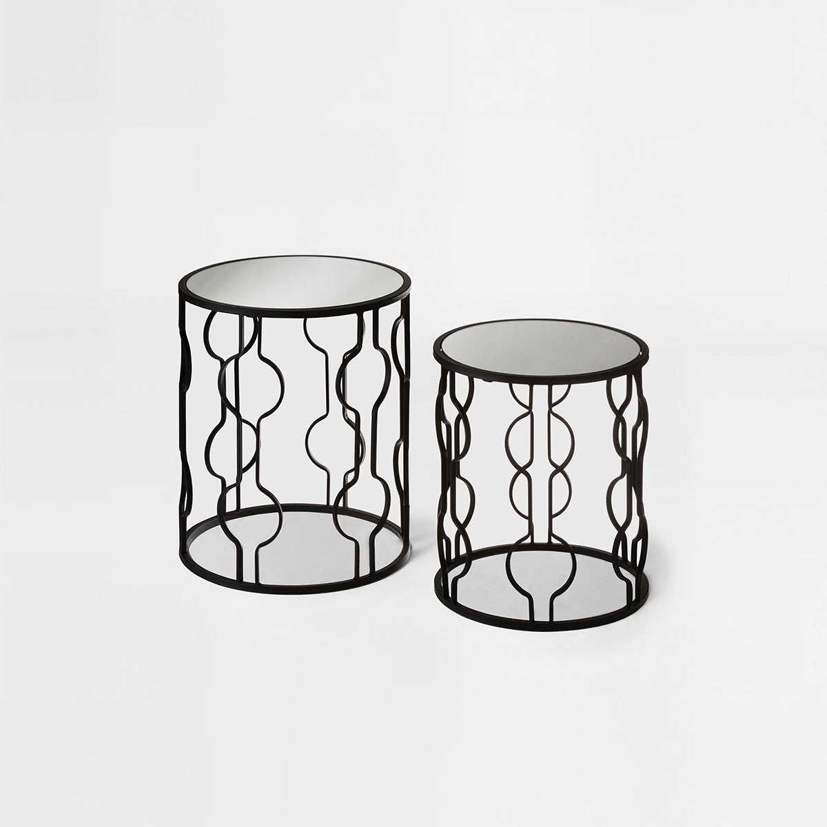 Avantis Set Of 2 Table With Undulating Frames