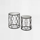 Avantis Set Of 2 Table With Undulating Frames