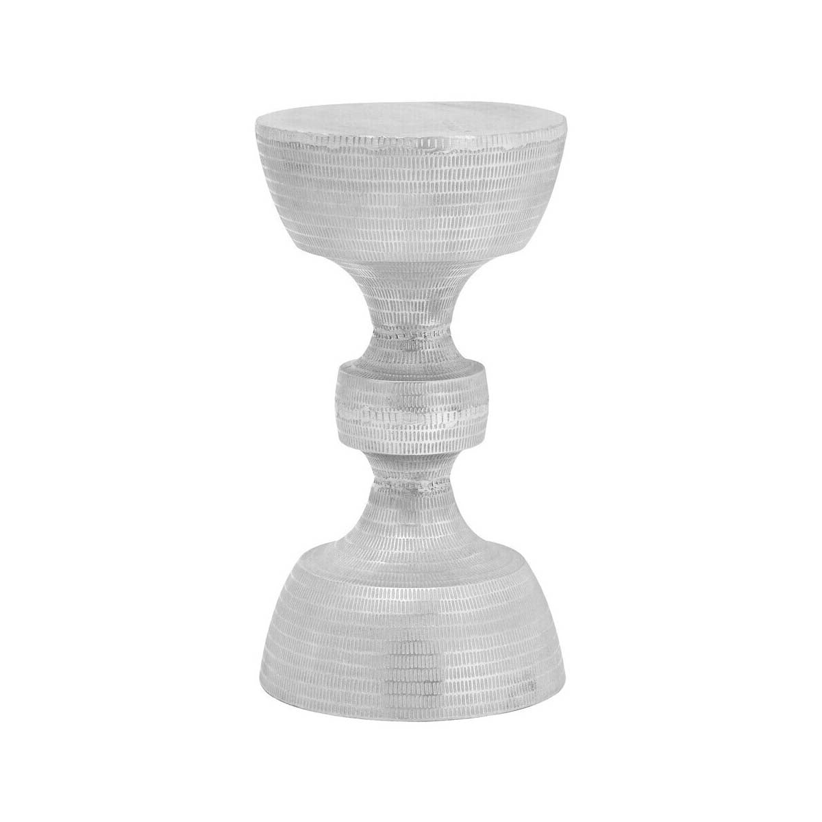 Matin Large Textured Aluminium Side Table