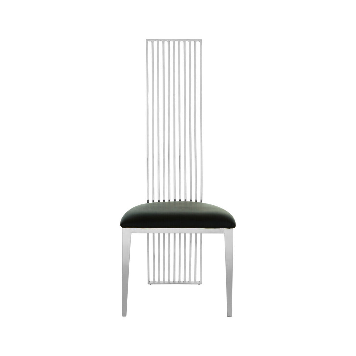 Eliza Silver Finish Dining Chair