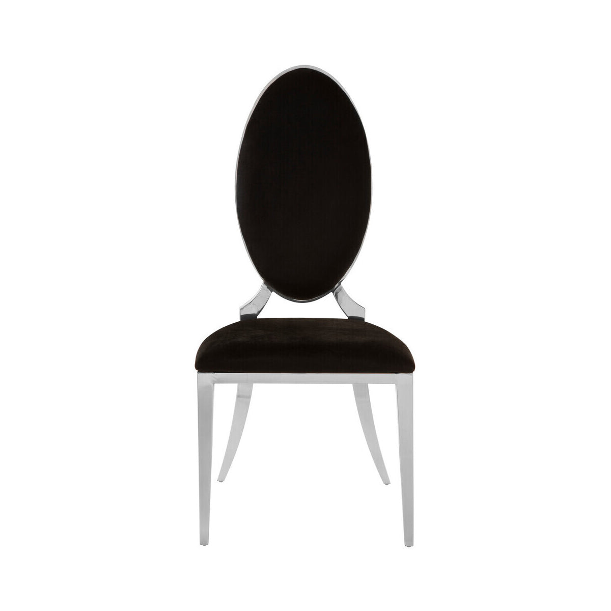 Eliza Black Velvet Dining Chair