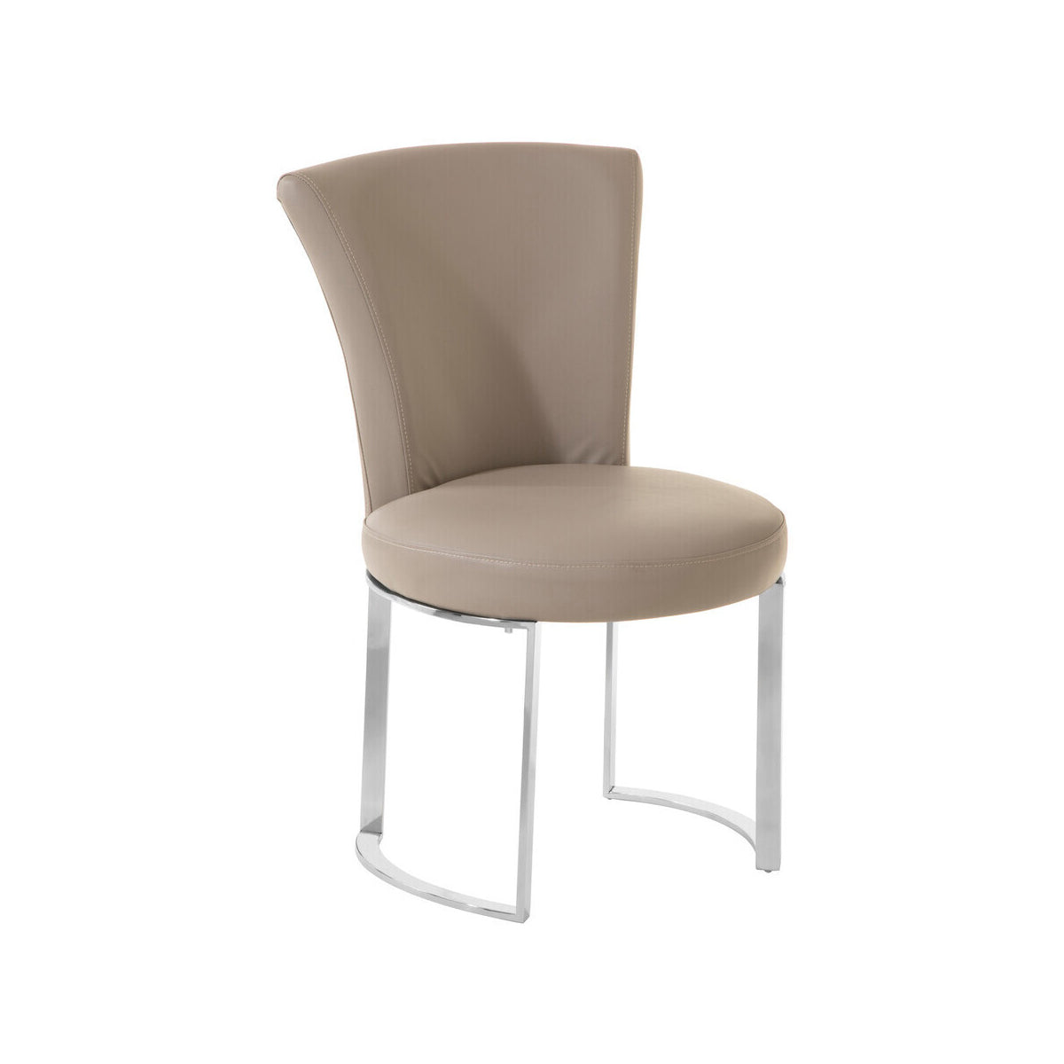 Eliza Grey Faux Leather Dining Chair