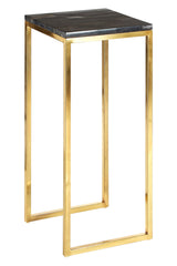 Relic Dark Petrified Wood Pedestal Table