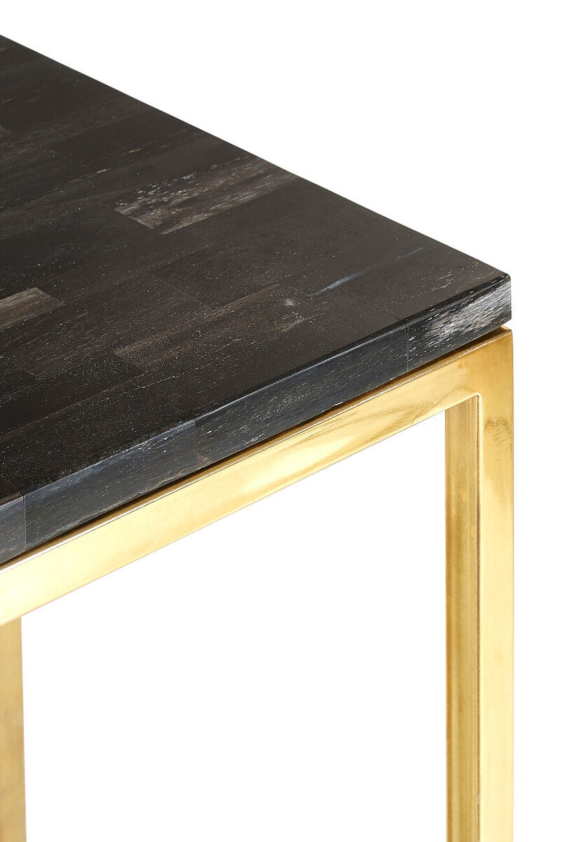 Relic Dark Petrified Wood Pedestal Table