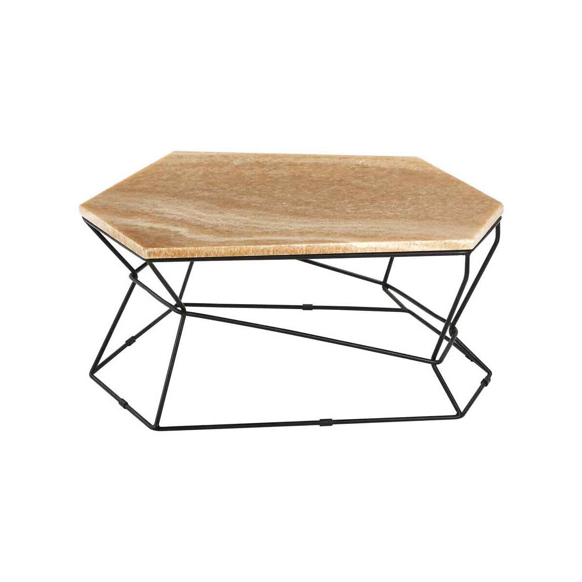 Relic Coffee Table With Natural Onyx Top