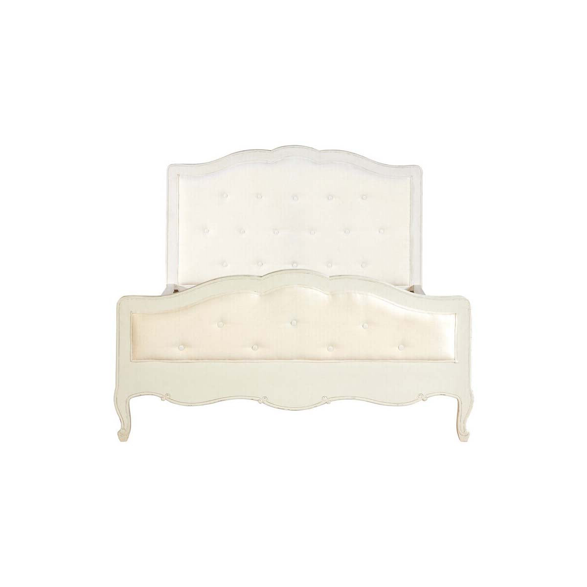 Loire White Double Bed