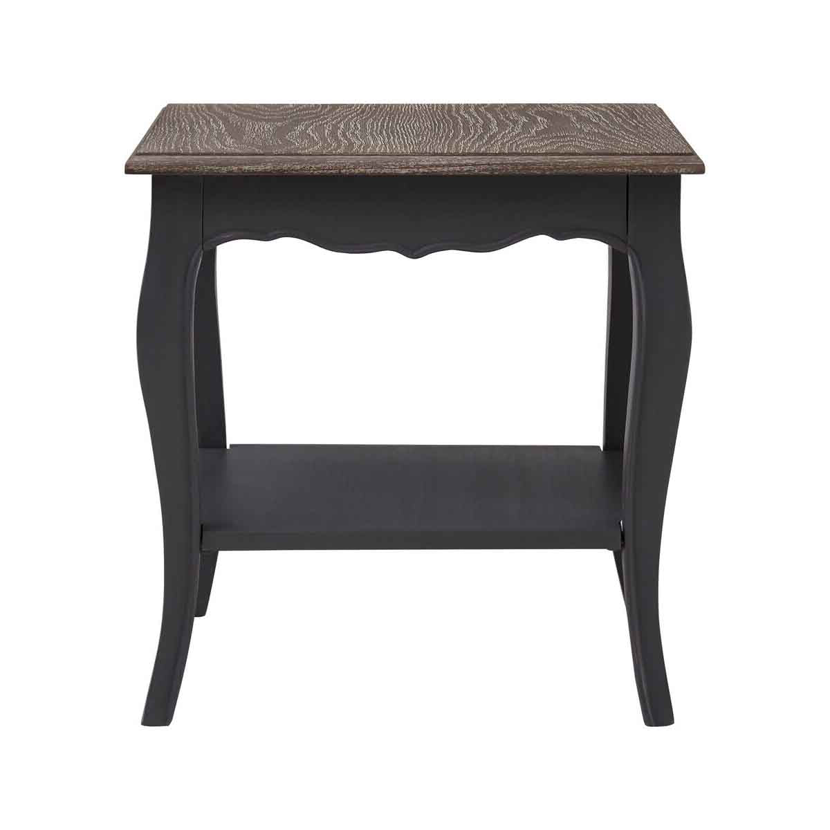 Loire Dark Grey Single Shelf Console Table