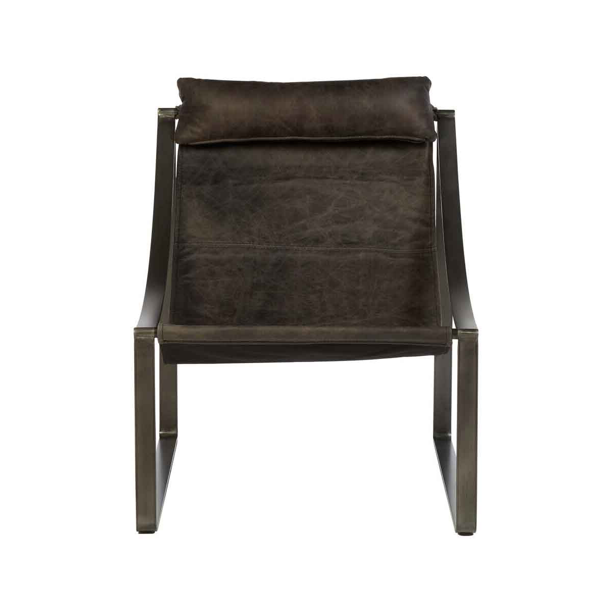 Hoxton Ebony Leather Chair