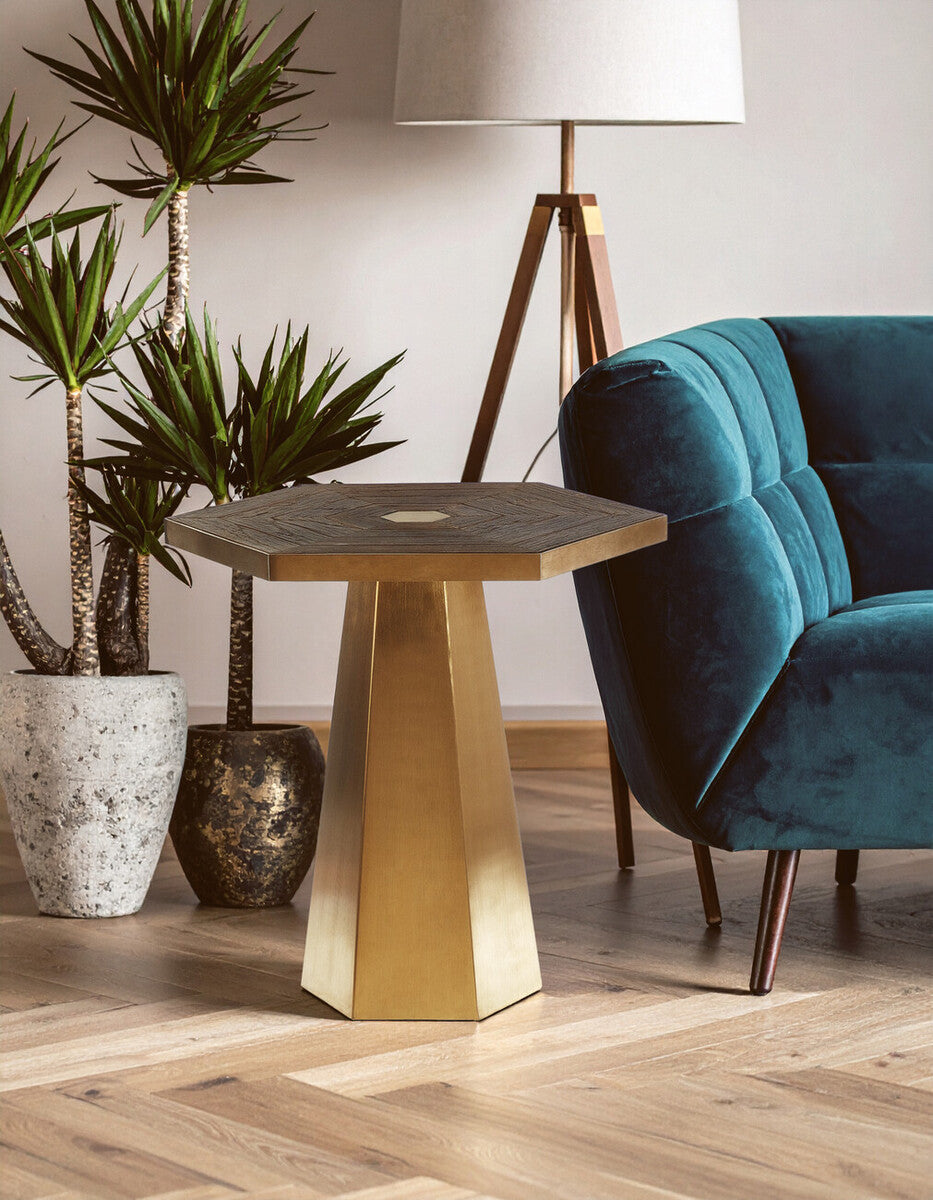 Titan Large Hexagon End Table