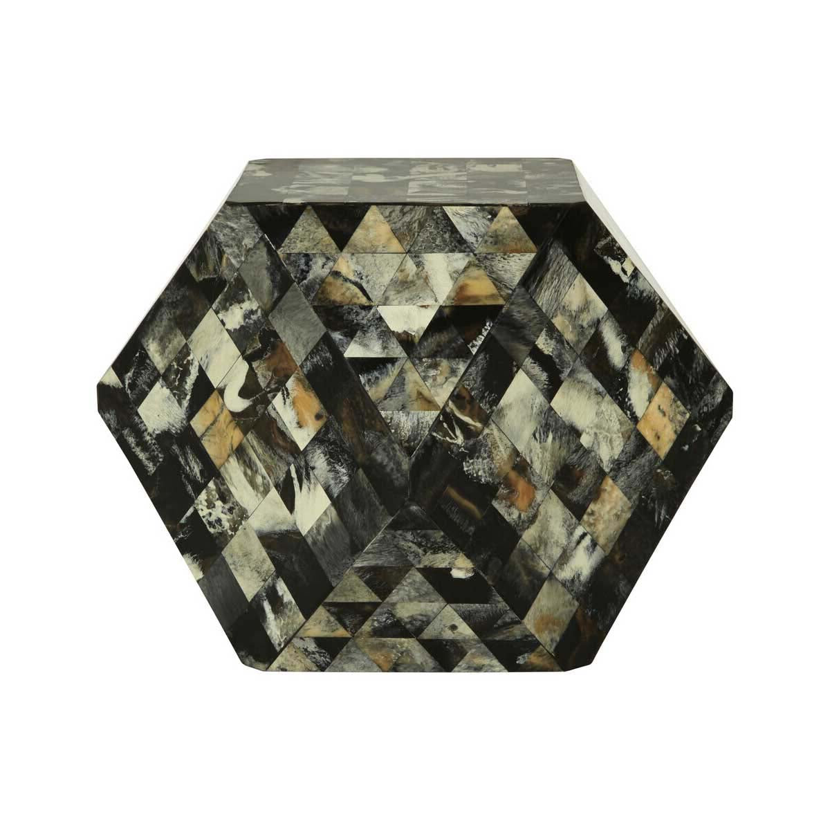 Marlox Mosiac Geometric Side Table