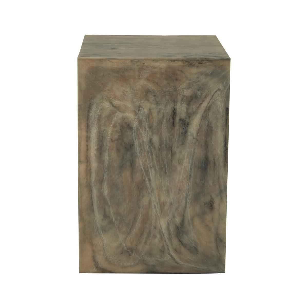Rosado Marble Effect Side Table and Stool