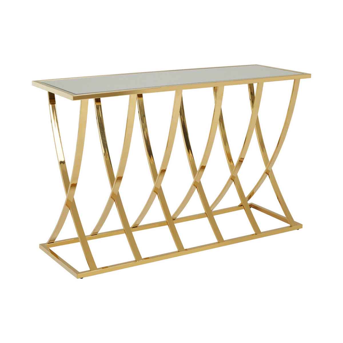 Reena Gold Console Table