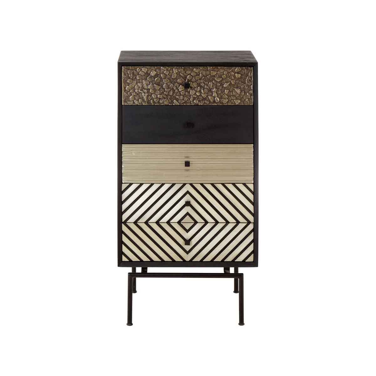 Boho 5 Drawer Cabinet