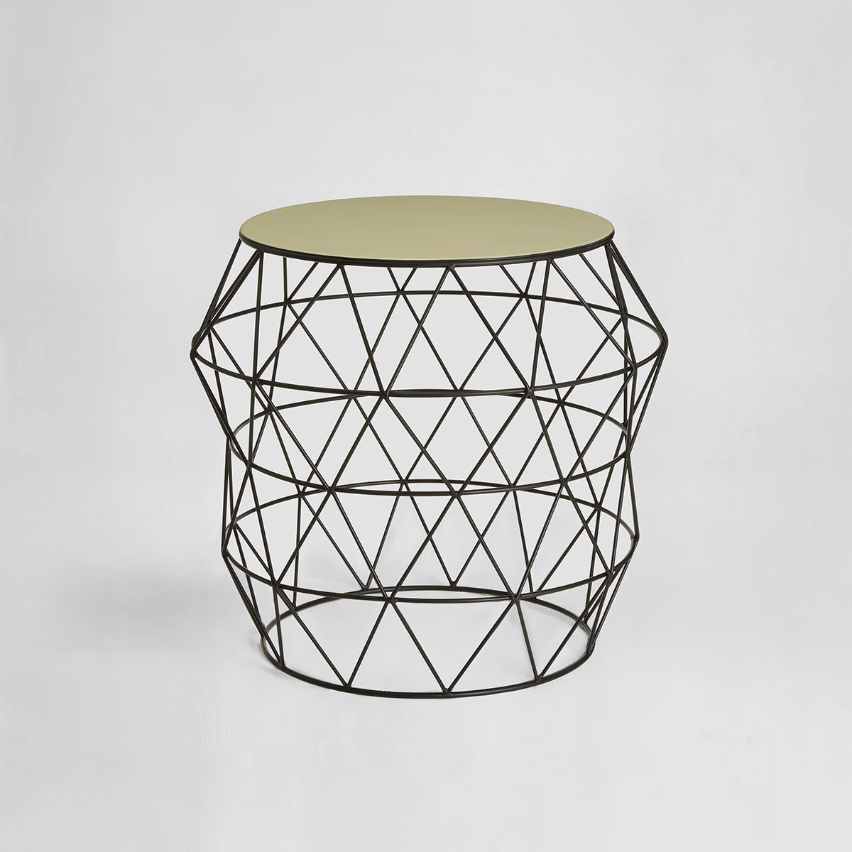 Corina Ivory Top Side Table