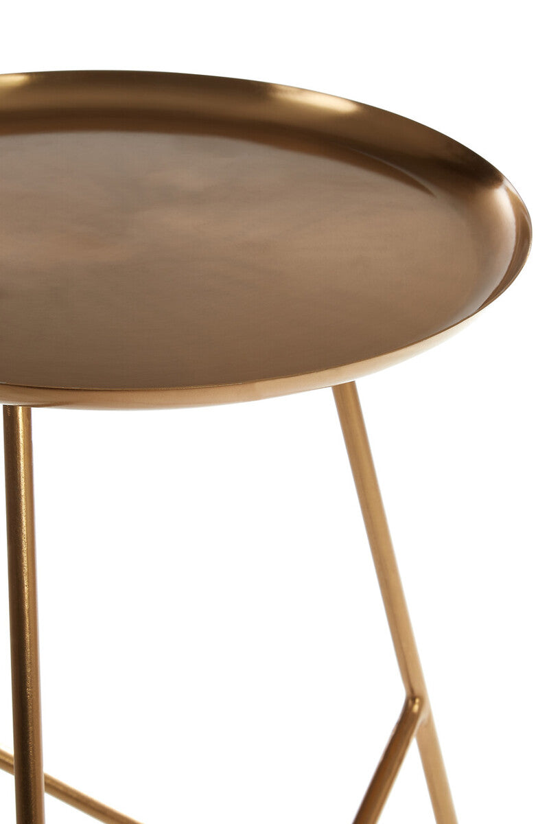 Corra Side Table With Hairpin Legs