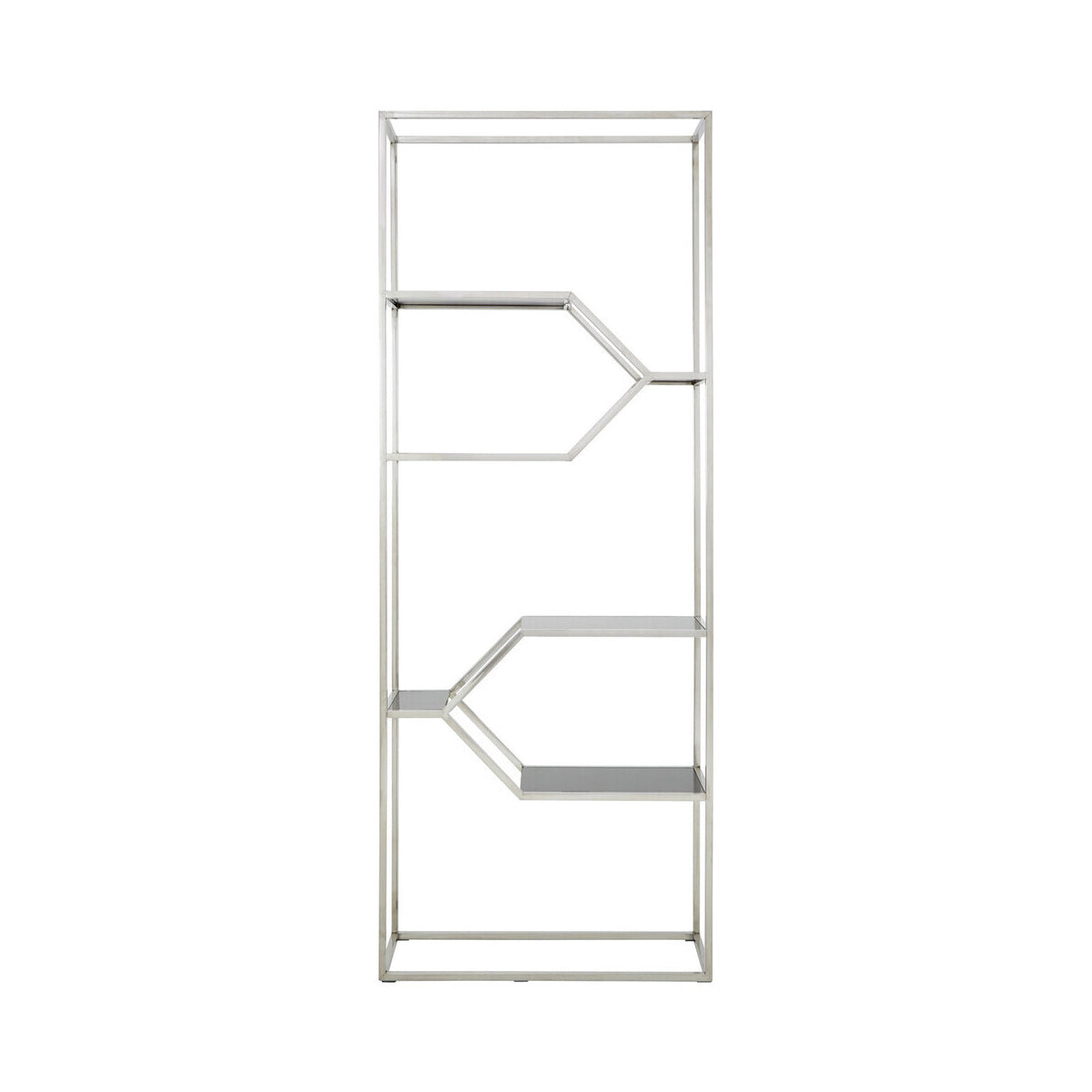 Horizon 4 Tier Silver Finish Shelving Unit